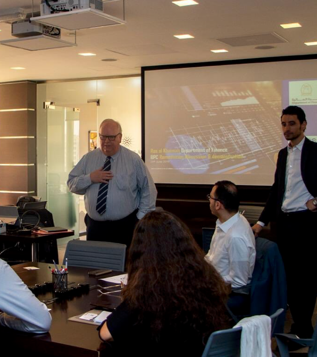 Read more about the article عقد ورشة عمل مع كل من دائرة المالية و شركة ساب العالمية