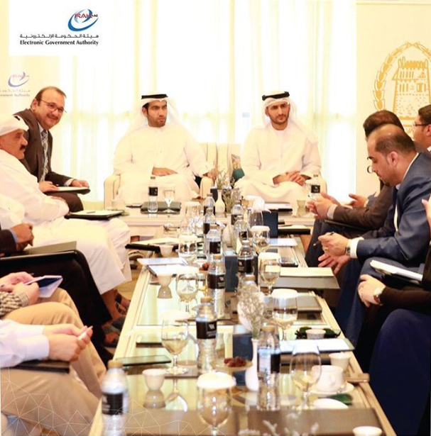 Read more about the article مناقشة سبل التعاون المشترك بين الجهتين هيئة الحكومة الالكترونية و هيئة مناطق راس الخيمه الاقتصادية